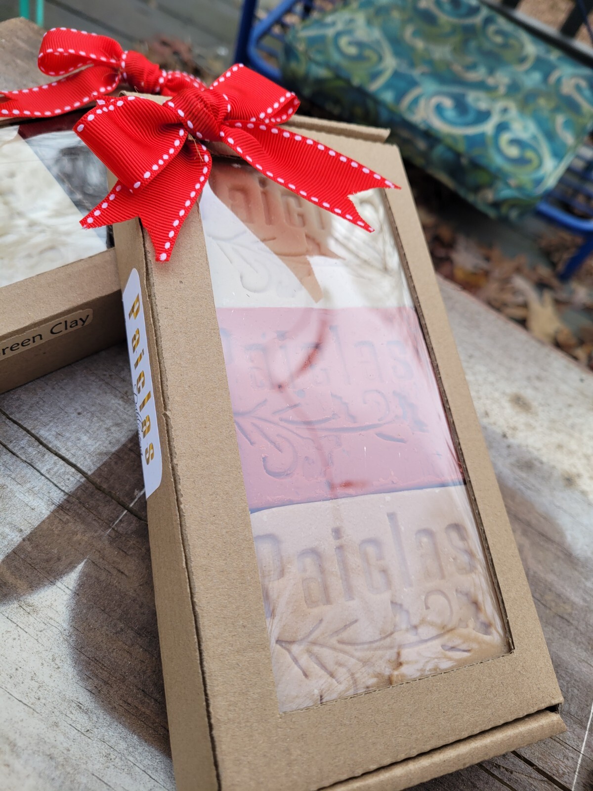 Handmade natural soap 3 bars assorted essential oils. A gift from God