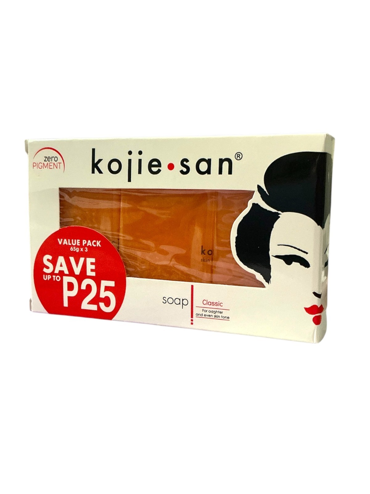 Kojie-San Classic Soap – 3 Pack (65g each)