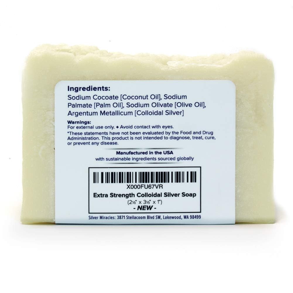 Colloidal Silver Extra Strength Soap MANUFACTURER DIRECT