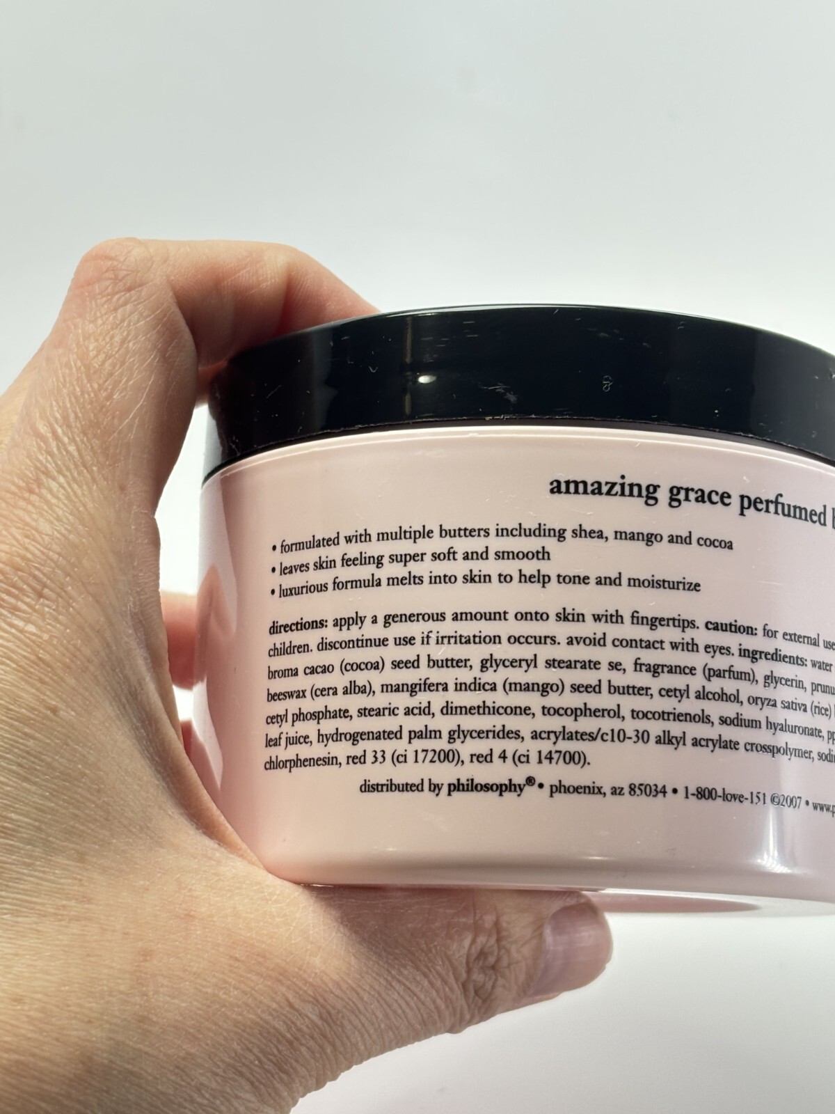 Philosophy Amazing Grace Perfumed Body Butter 2007 Pre Coty Original Formula