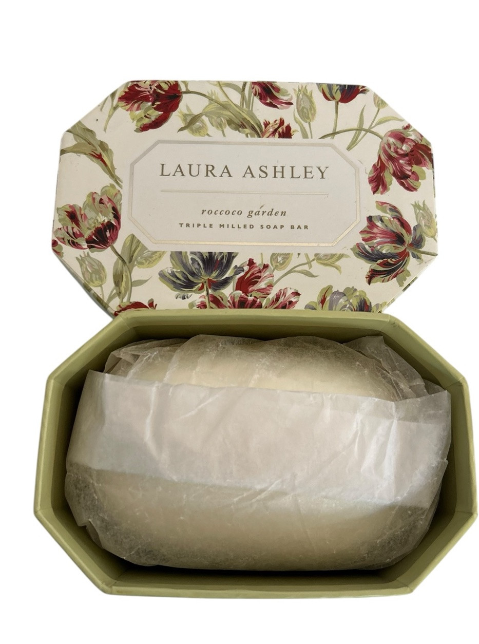 Laura Ashley Womens “roccoco Garden” 8.8oz Triple Milled Pure Vegetable Soap
