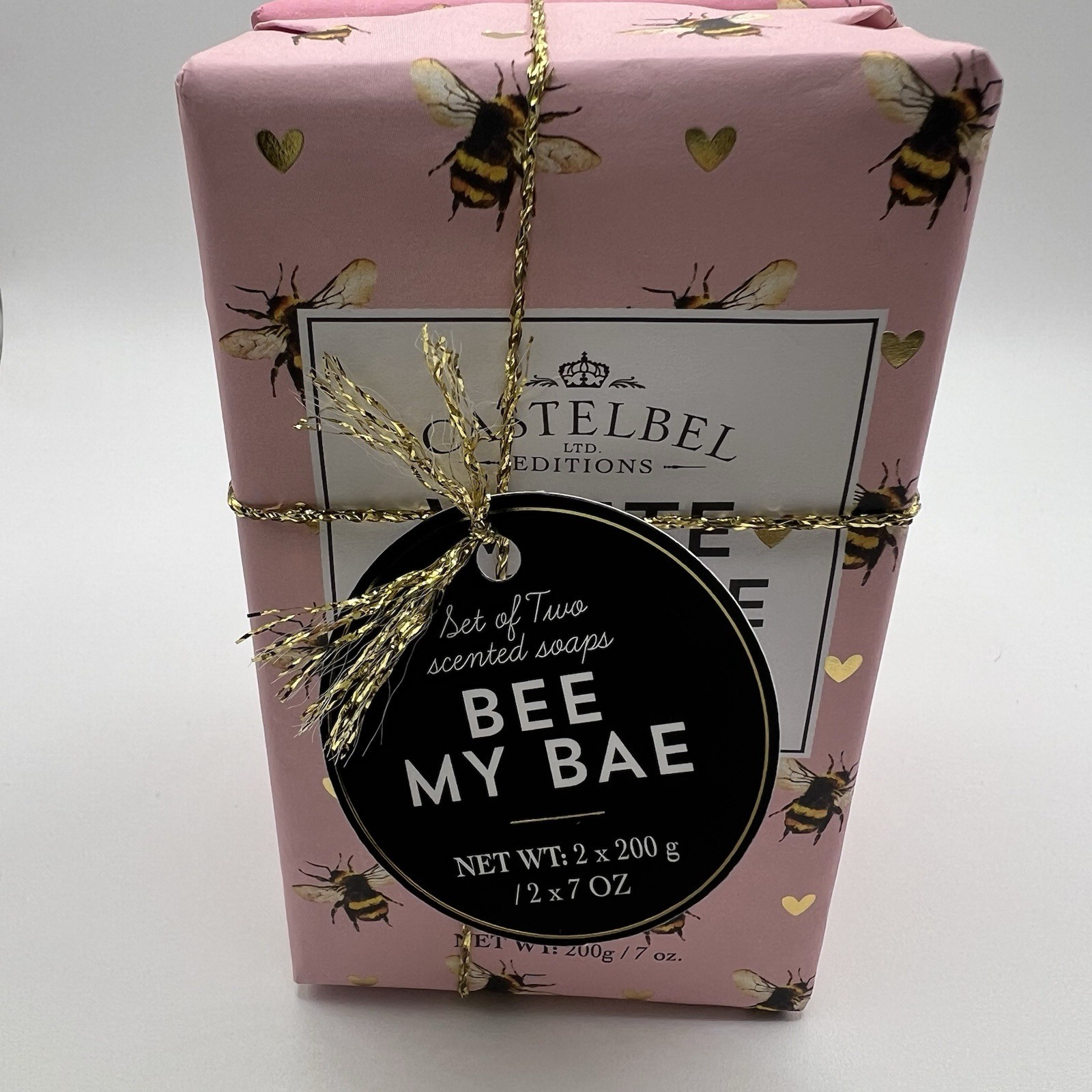 Bee My Bae Castebel White Jasmine Fragrances Soap Made In Portugal 4×2.5inches