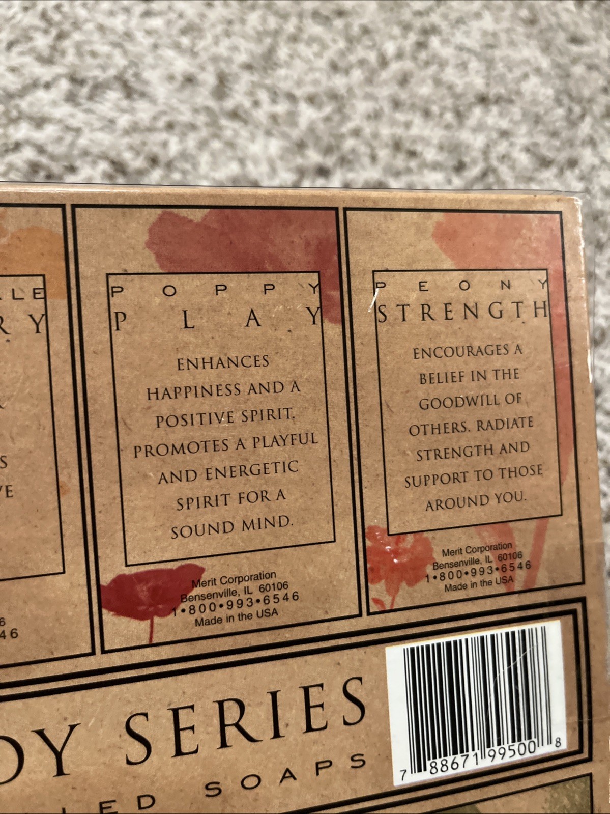 Aromatherapy Remedy Series 12 French Milled Soaps Calm Soothe New Made In USA