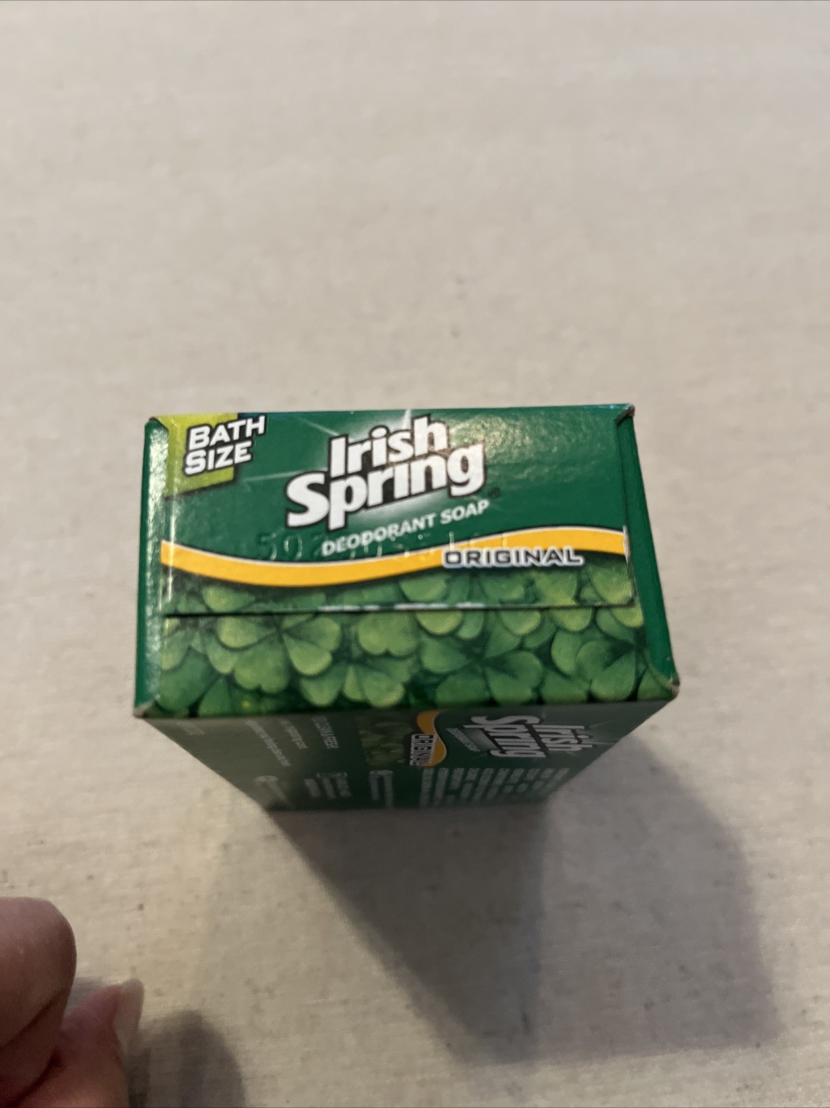 Irish Spring Original Deodorant Bar Soap, 4.0 Ounce Bath Size – Single Bar