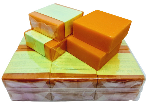 12x65g of Herbal Natural Orange Mixed Handmade GALONG Soap Bar Bath Body