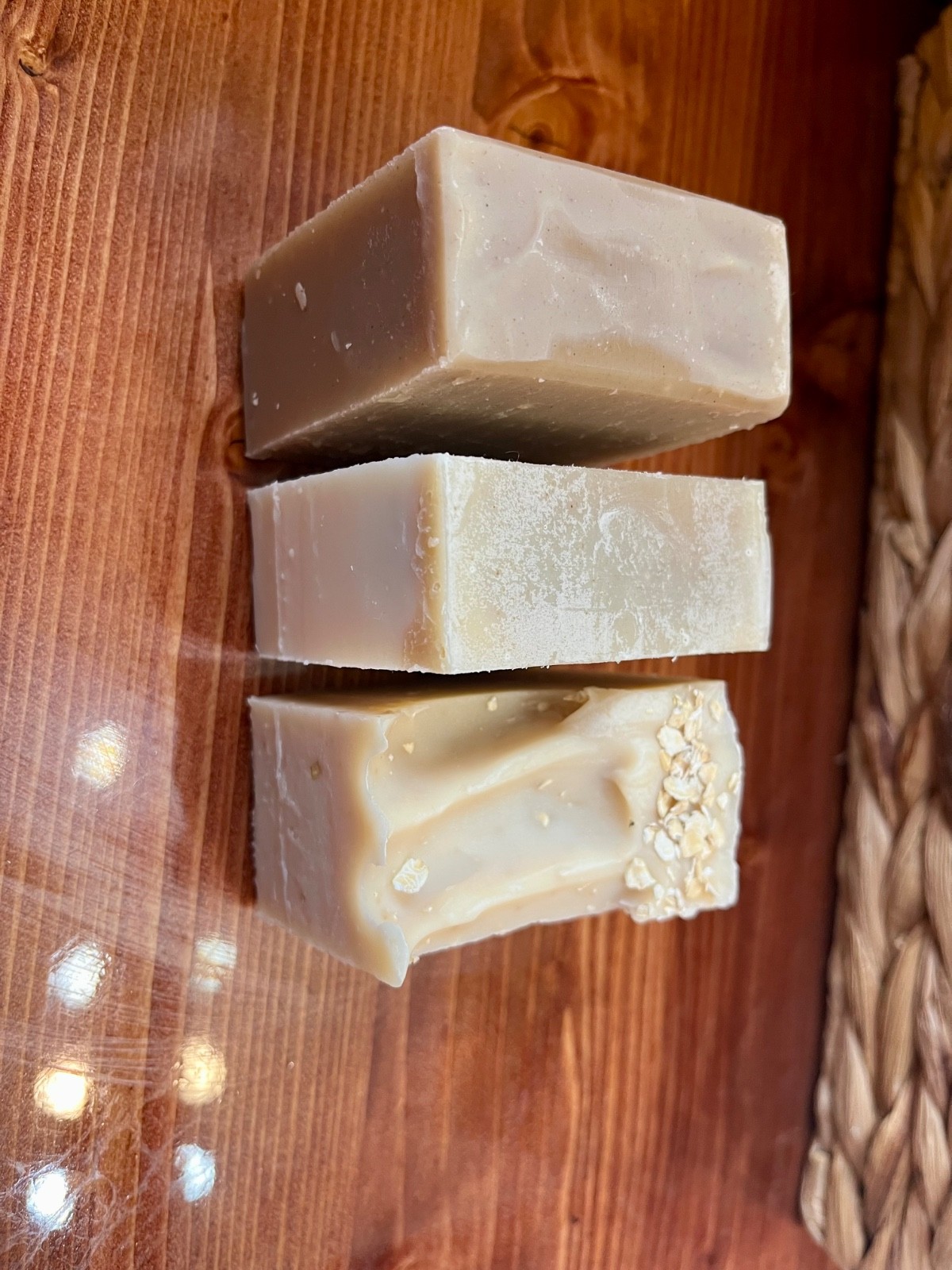 100% natural ingredients – handmade goat milk soap (set of 3 bars)