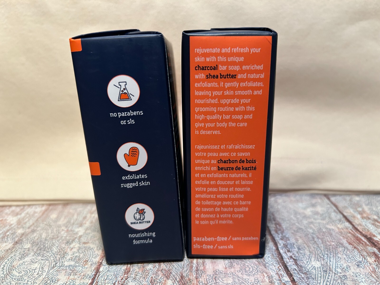 2x Cedar & Sage For Men Bar Soap Charcoal + Shea Butter 10.6 oz.