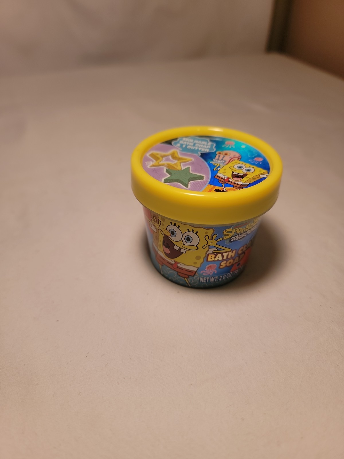 Sponge Bob Square Pants Bath Clay Soap 2oz Unopened