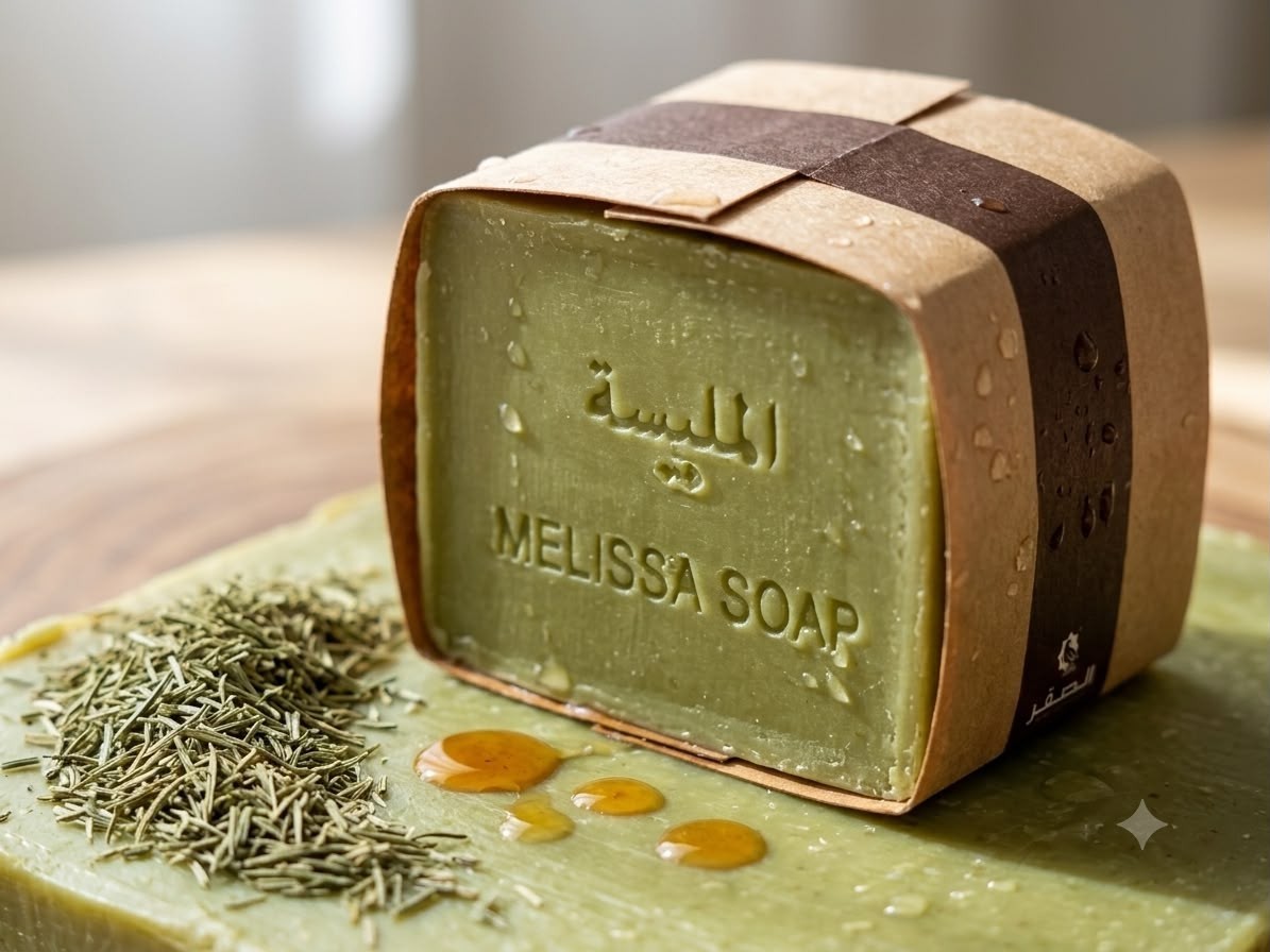 Natural Handmade Soap Set: Melissa, Frankincense & Oatmeal Arabic Soap Bundle