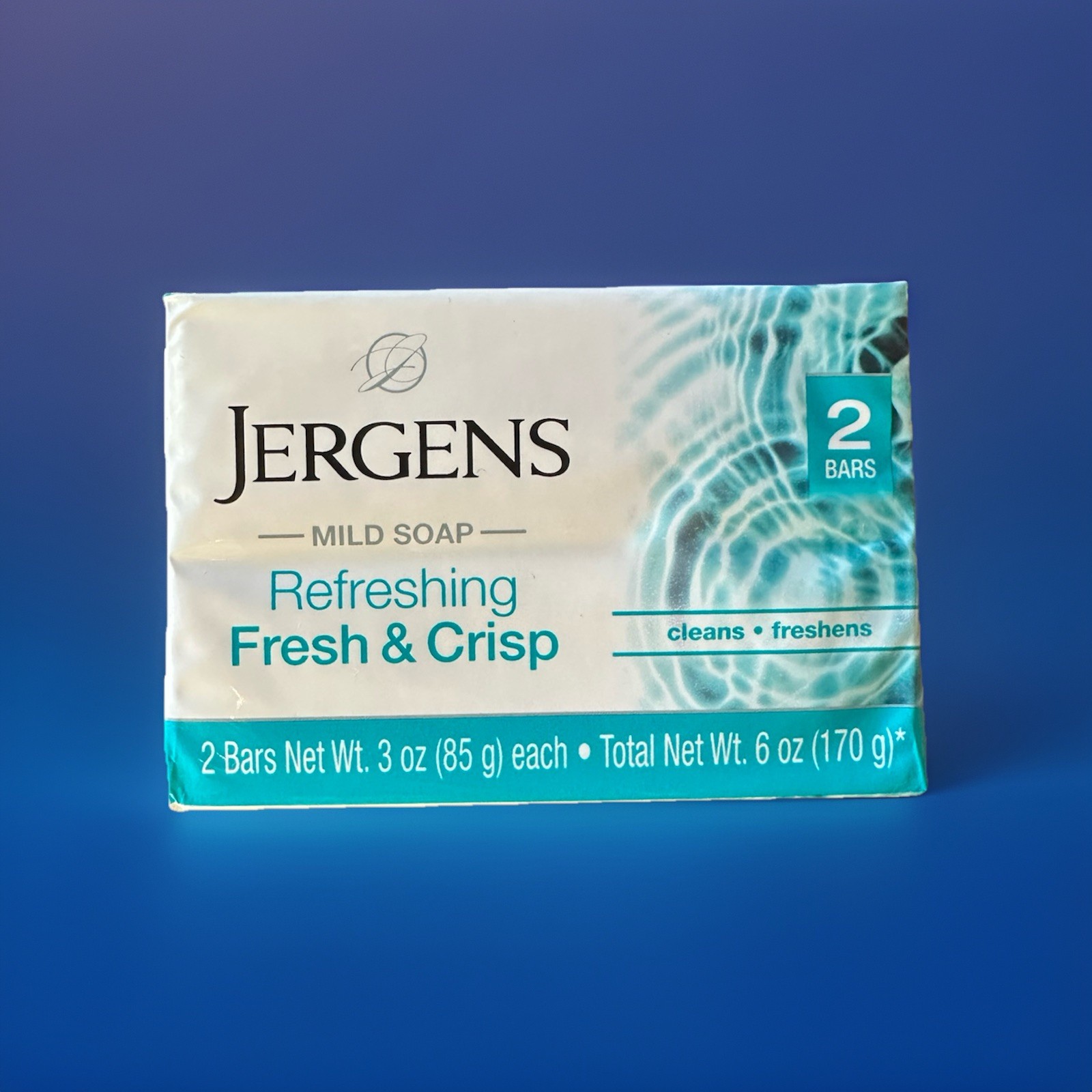 5x Lot Jergens Fresh & Crisp Mild Soap 10 Bars Total New Sealed