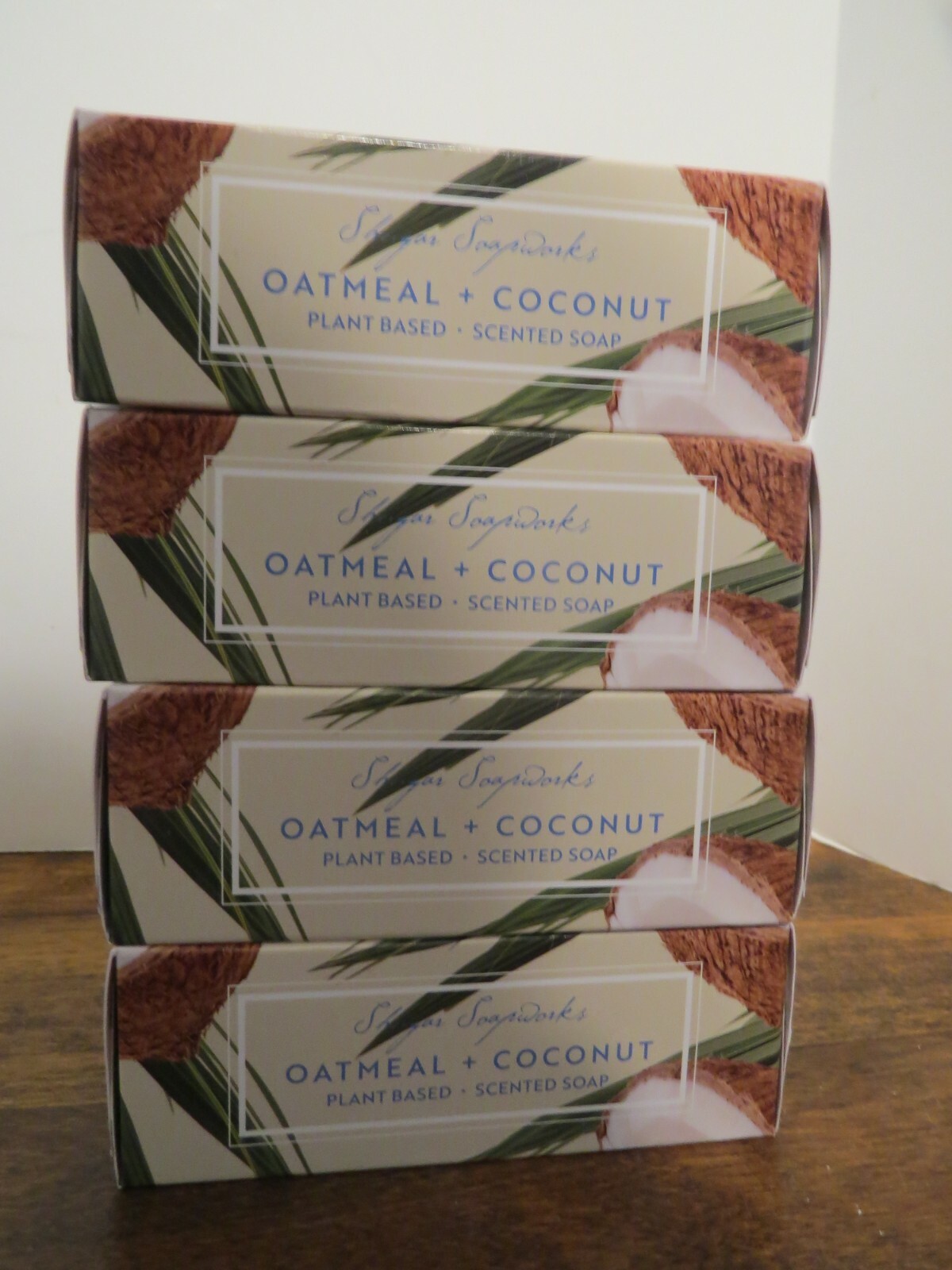 Shugar Soapworks Oatmeal & Coconut 6.25oz bars X 4