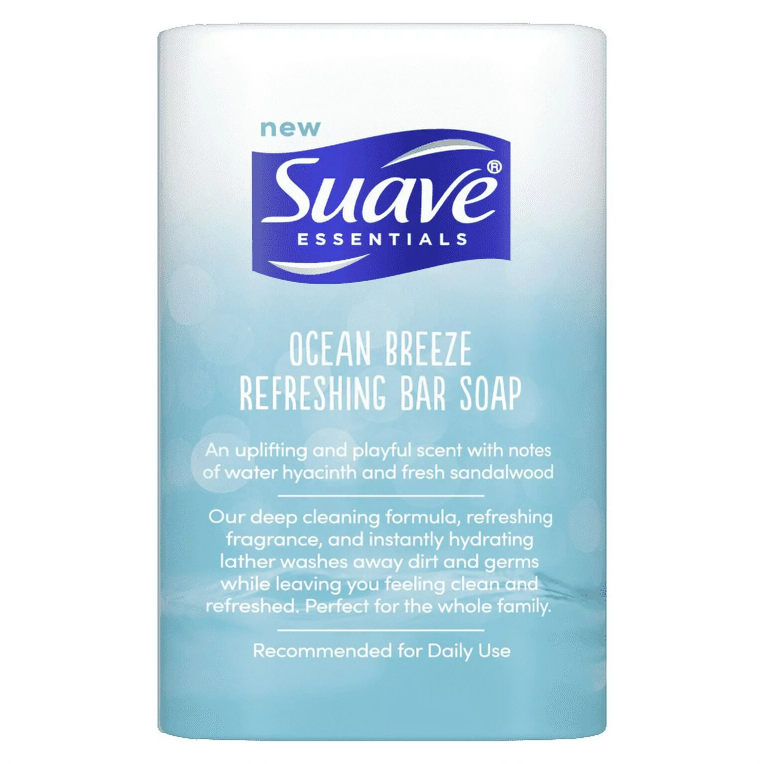Suave Ocean Breeze Bar Soap – Lot Of 2 (2 packs) 4 Bars Total 3.35 oz each