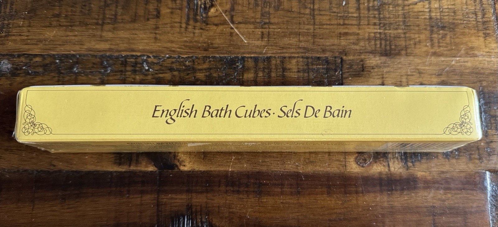 Vintage ENGLISH BATH CUBES 6 Cubes Delagar Made in England Sels De Bain