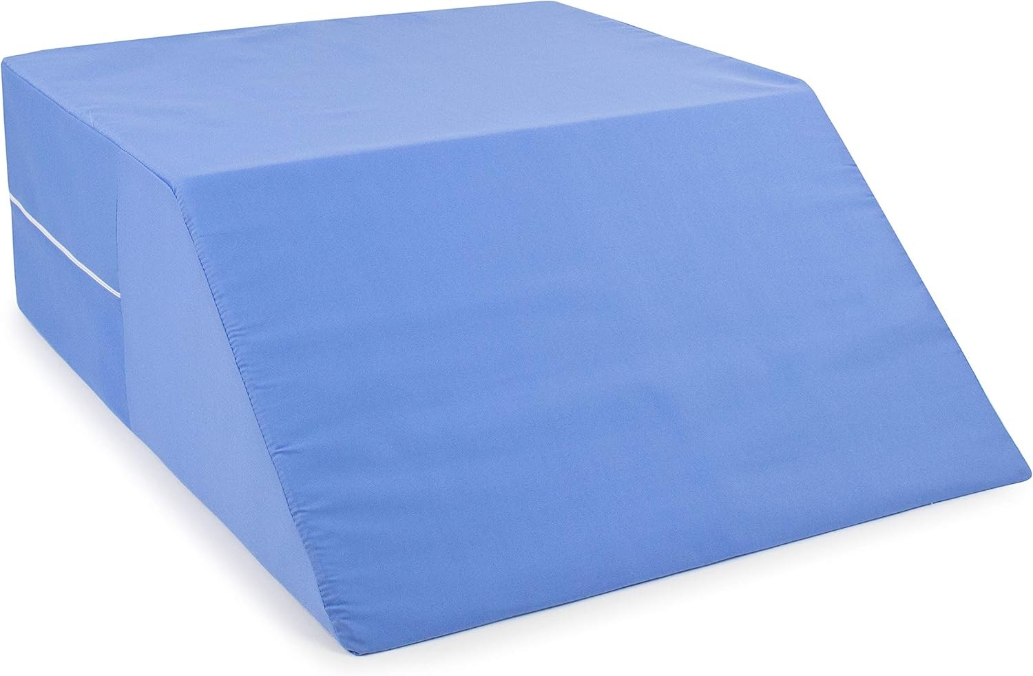 Supportive Foam Wedge Leg Elevation Pillow w/ Zippered Washable Cover