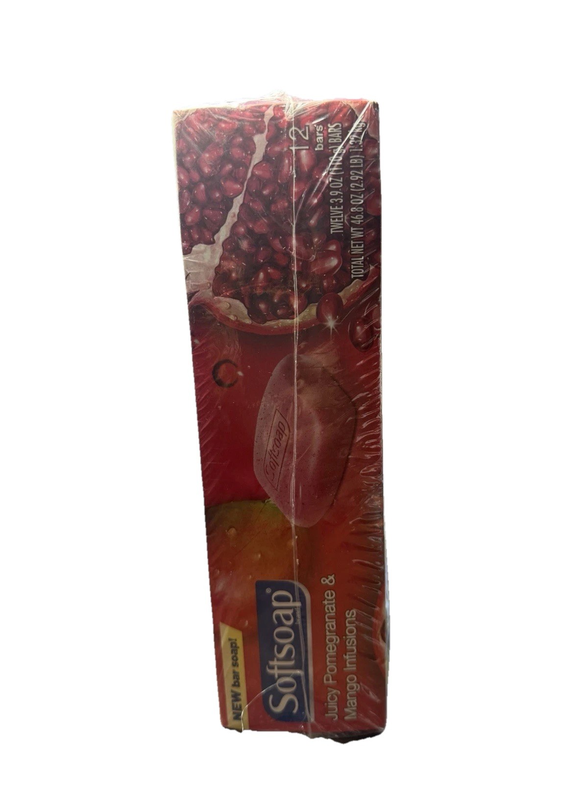 Soft Soap Juicy Pomegranate & Mango Infused Soap 12 ,3.9oz. Bars Plz See Pic 🚨