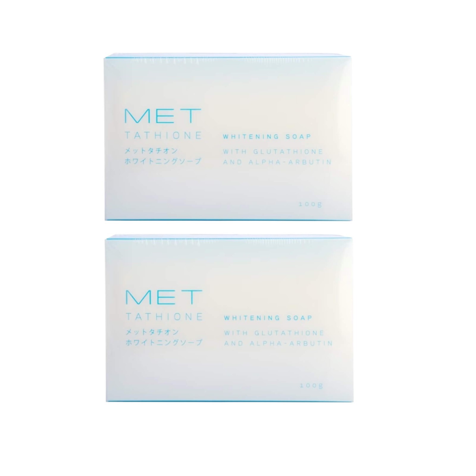 MET Tathione Glutathione & Arbutin Soap – Premium Face & Body Bar 100g