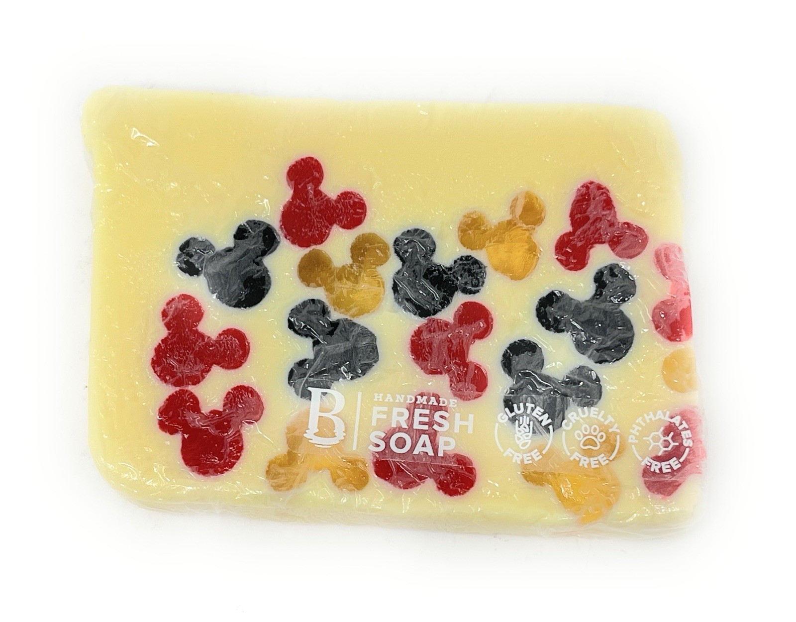 Disney Parks BASIN Mickey Icon Scented Bar Soap NEW Vanilla Coconut Citrus Rare
