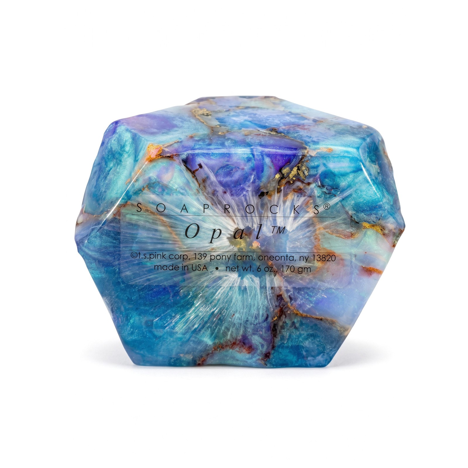 T.S. Pink SoapRocks 6 oz October Birthstone Opal