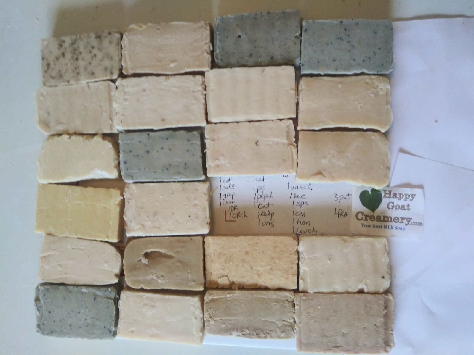 25 BARS VARIETY PACK RAW GOAT MILK SOAP PURE ESSENTIAL OILS CHEAP BULK WHOLESALE