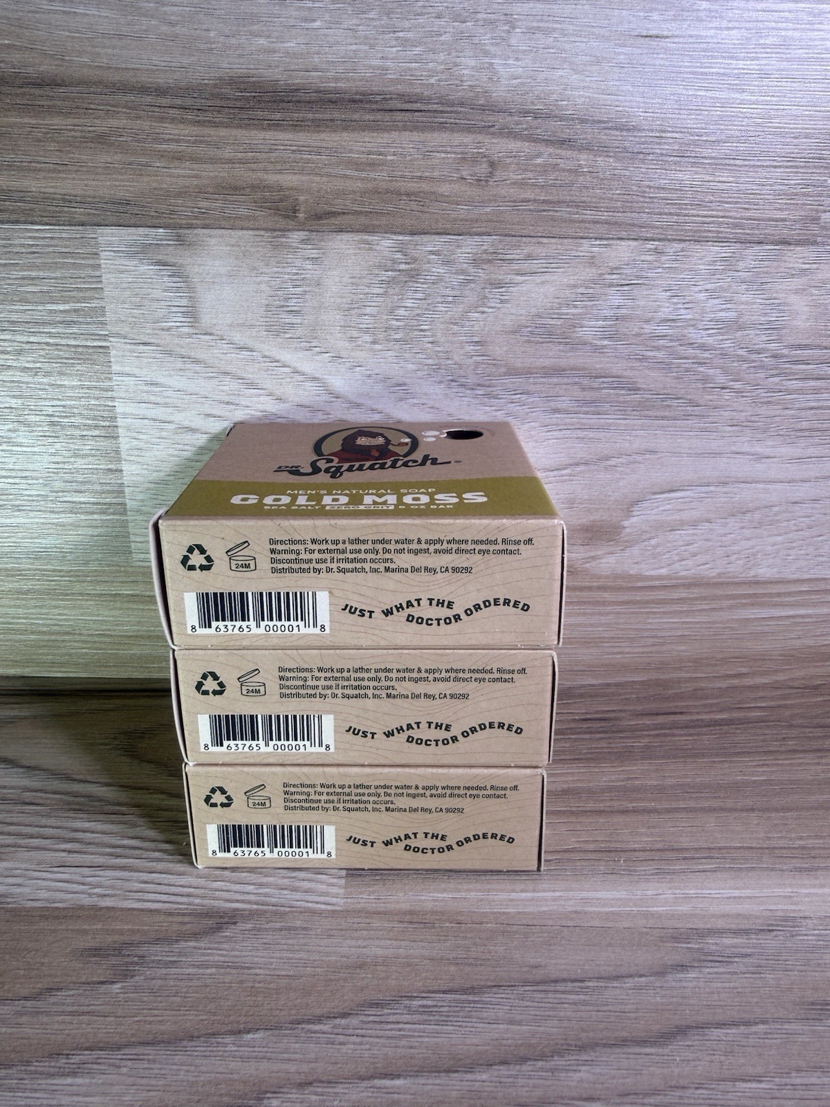 Dr Squatch Gold Moss Soap -Lot of 100 Bars