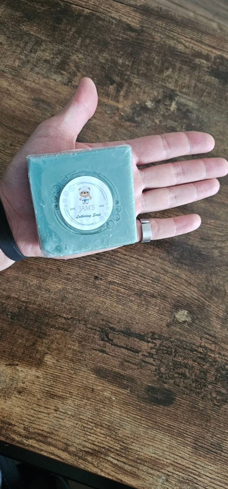Natural Aloe Vera Soap 5oz by JAMS Lathering Soap