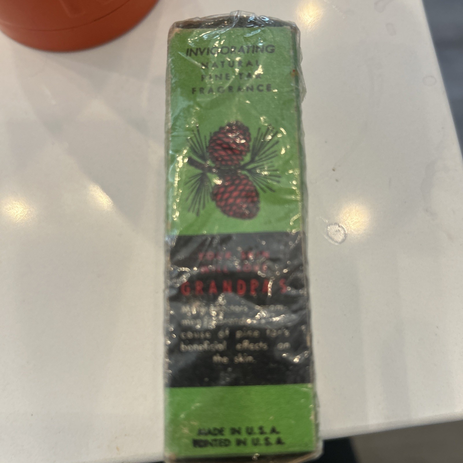 Grandpa’s Wonder Pine Tar Vintage Bar Soap