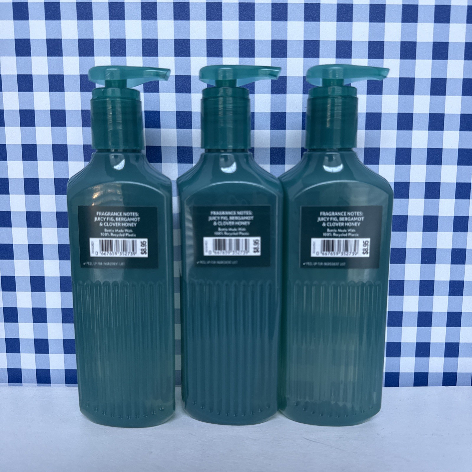 3X ~ Bath Body Works ~ WILDFLOWER HONEY & FIG ~ Cleansing Gel Hand Soap