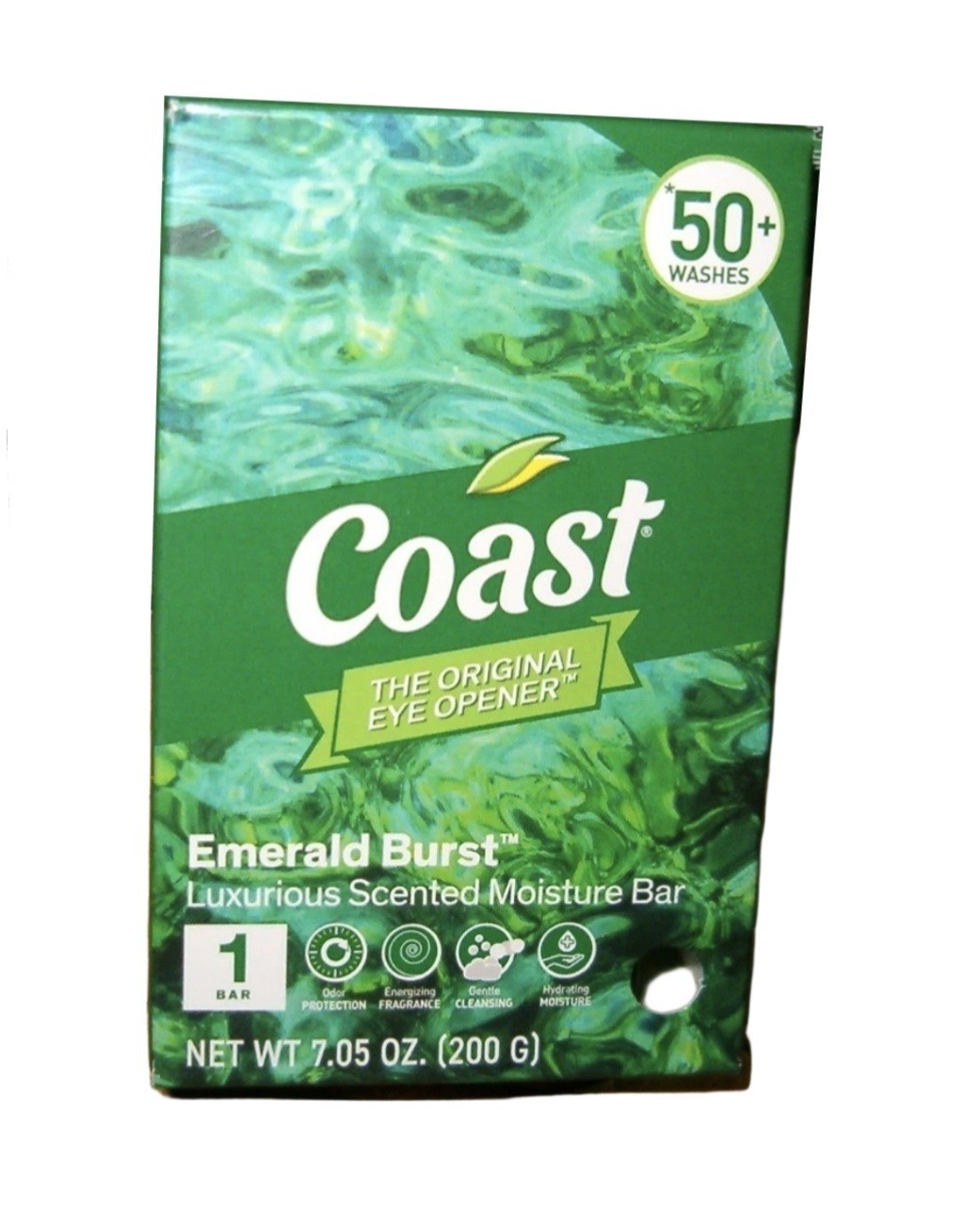 💚 COAST 💚 (7.05 Oz.) 💚🫧 ●EMERALD BURST● 💚🫧 Luxurious Scented Moisture Bar.