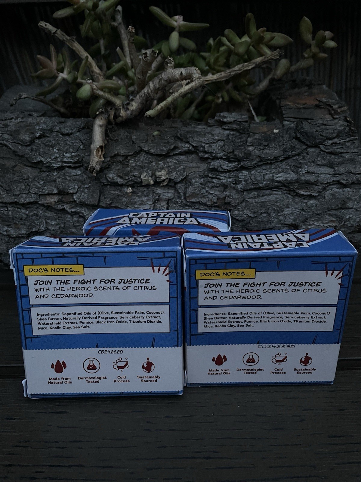 Dr. Squatch Liberty Lather 3 Pack (Marvel Captain America) LIMITED EDITION Soap