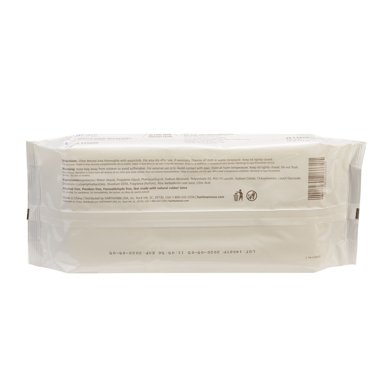 MoliCare Skin Personal Cleansing Wipe 9 x 13″ 225600 12 Pack 576 Wipes