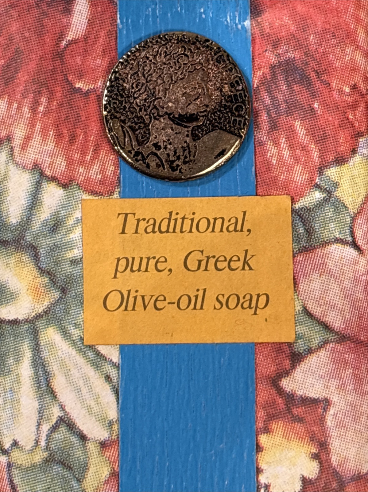 Traditional Pure Greek Olive Oil Soap 100 grams New