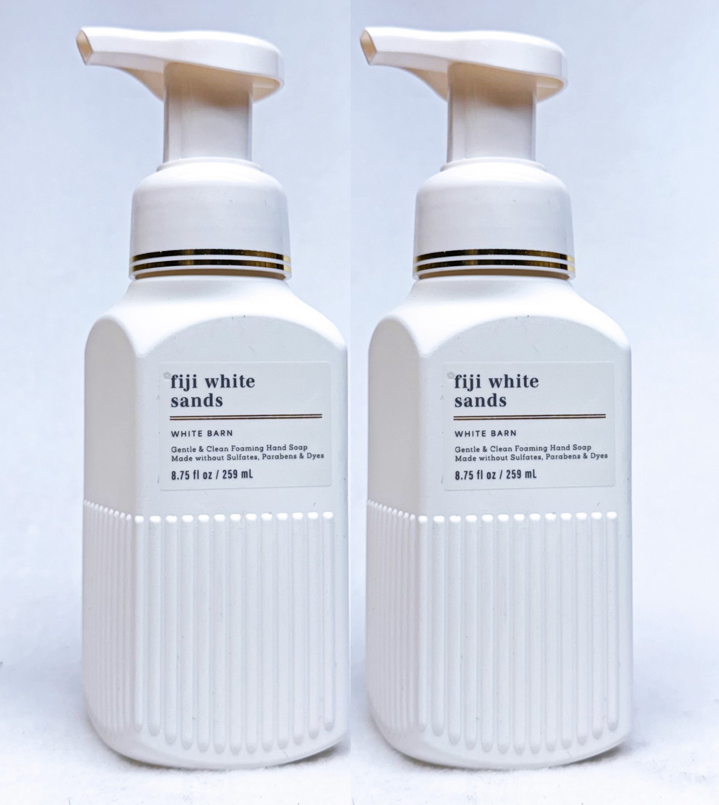 2 Bath & Body Works FIJI WHITE SANDS Gentle Foaming Hand Soap 8.75 oz
