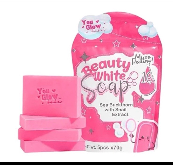 Beauty White Soap by You Glow Babe, 5 Bars x 70g