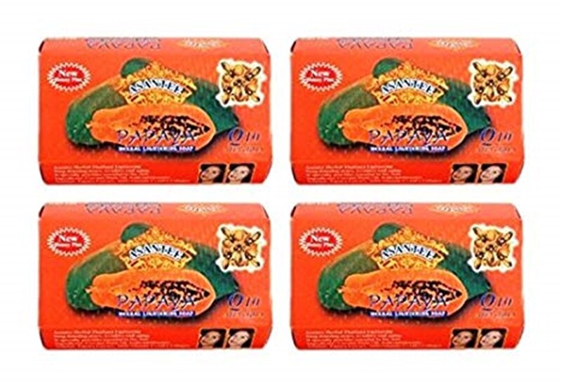 Asantee Soap Papaya Honey Skin Herbal Face Body Q10 AHA BHA 125 g Whitening