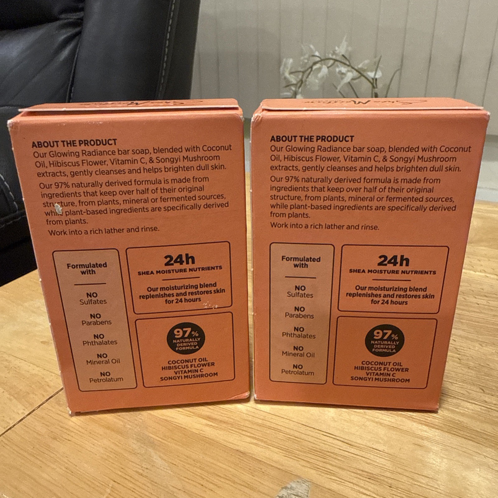 2 Bar Soap, Glowing Radiance, Coconut & Hibiscus , 8 oz (227 g) (J43)