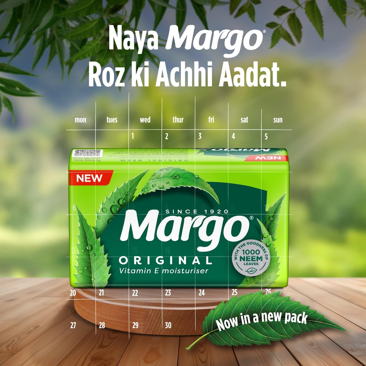 Margo Neem Bath Soap 100g x5 | Bathing Bar | Free Shipping