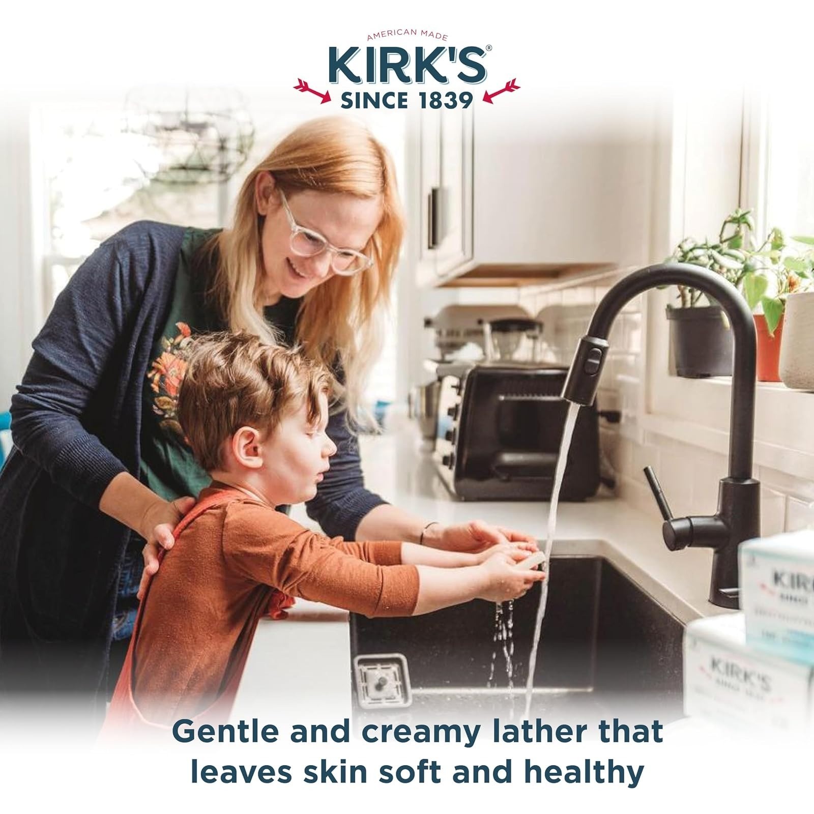 Kirk’s Castile Bar Soap | Fragrance-Free | Sensitive Skin | 4 Pack