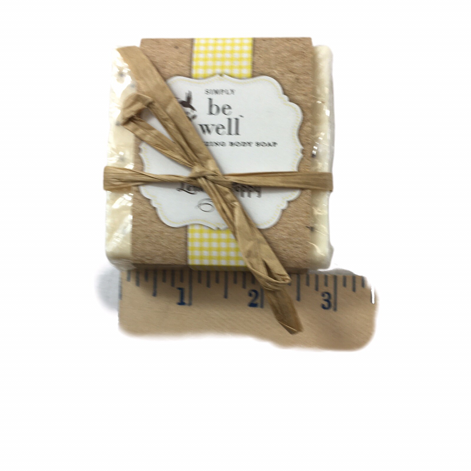 Natural SIMPLY BE WELL Plant Based Lemmon Poppy Seed Moisturizing Soap New