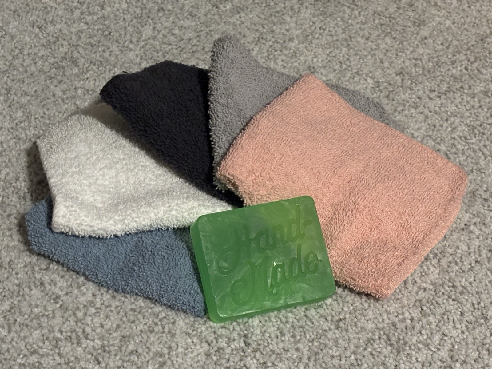ALOE EUCALYPTUS ARTISAN SOAP BAR + ROSEMARY + FREE WASHCLOTH OF SELLERS CHOICE