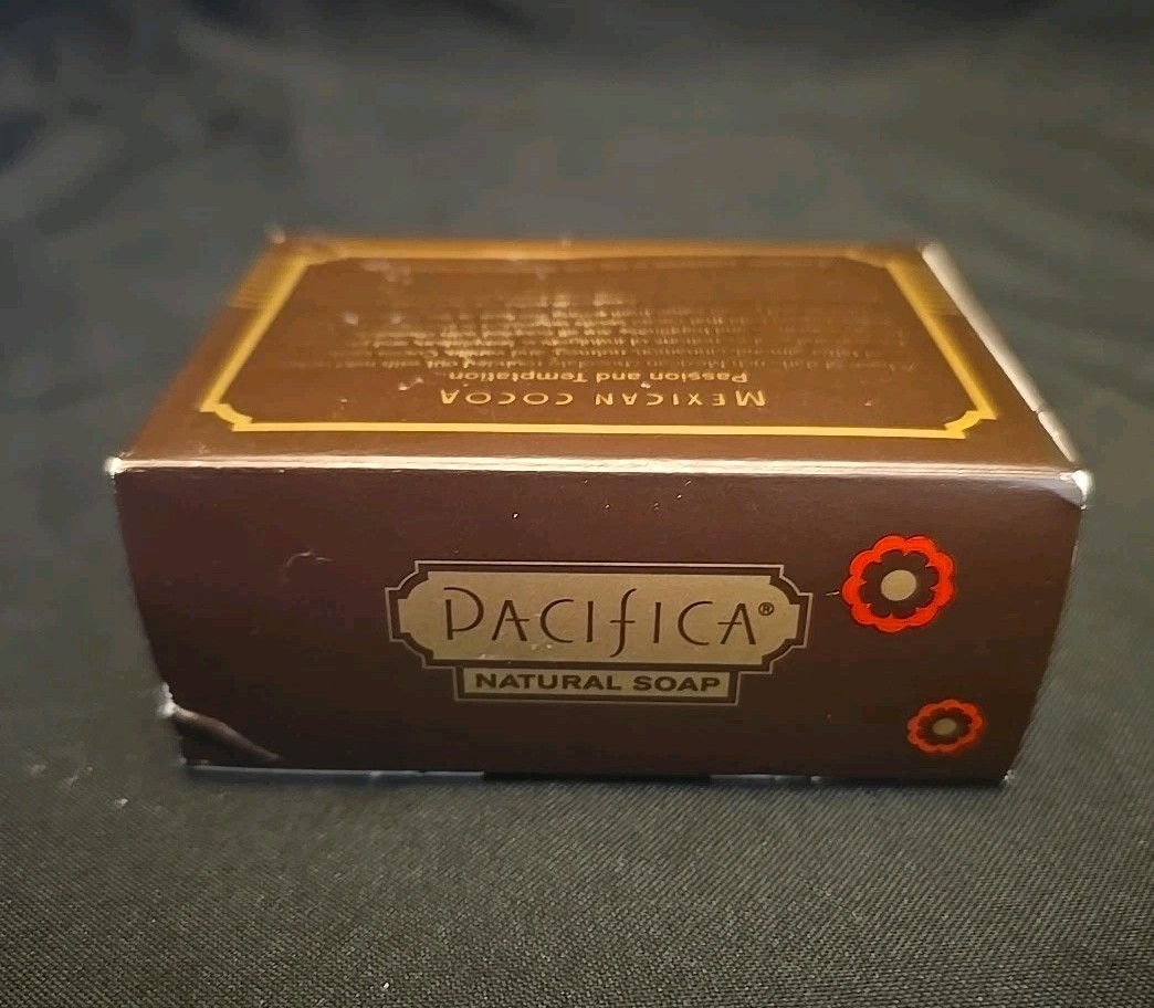 Pacifica MEXICAN COCOA Natural Bar SOAP 6oz/170g NEW in BOX DISCONTINUED RARE