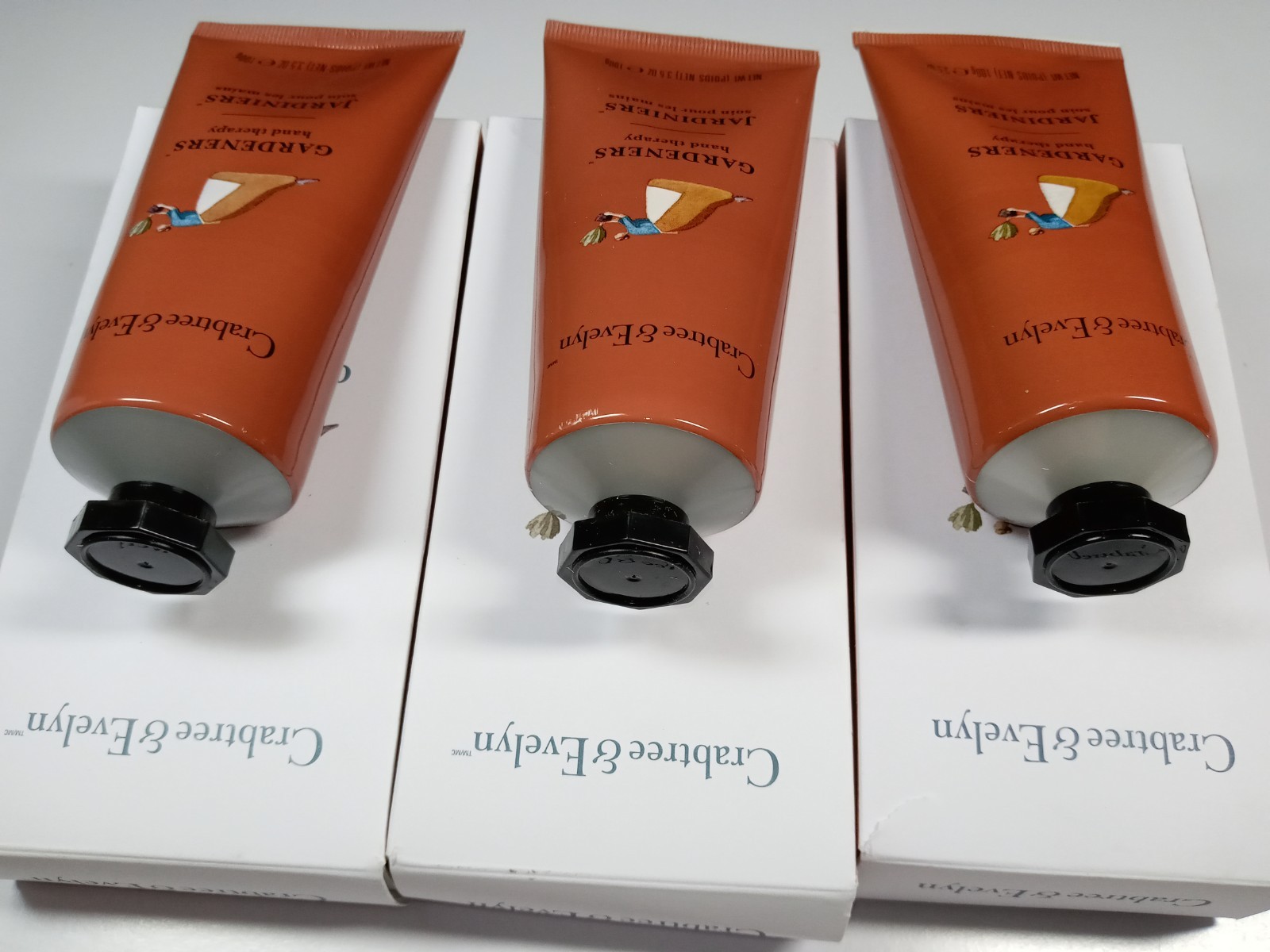 Crabtree & Evelyn Lot of 3 Gardeners Hand Therapy 3x100g/3.5oz NIB