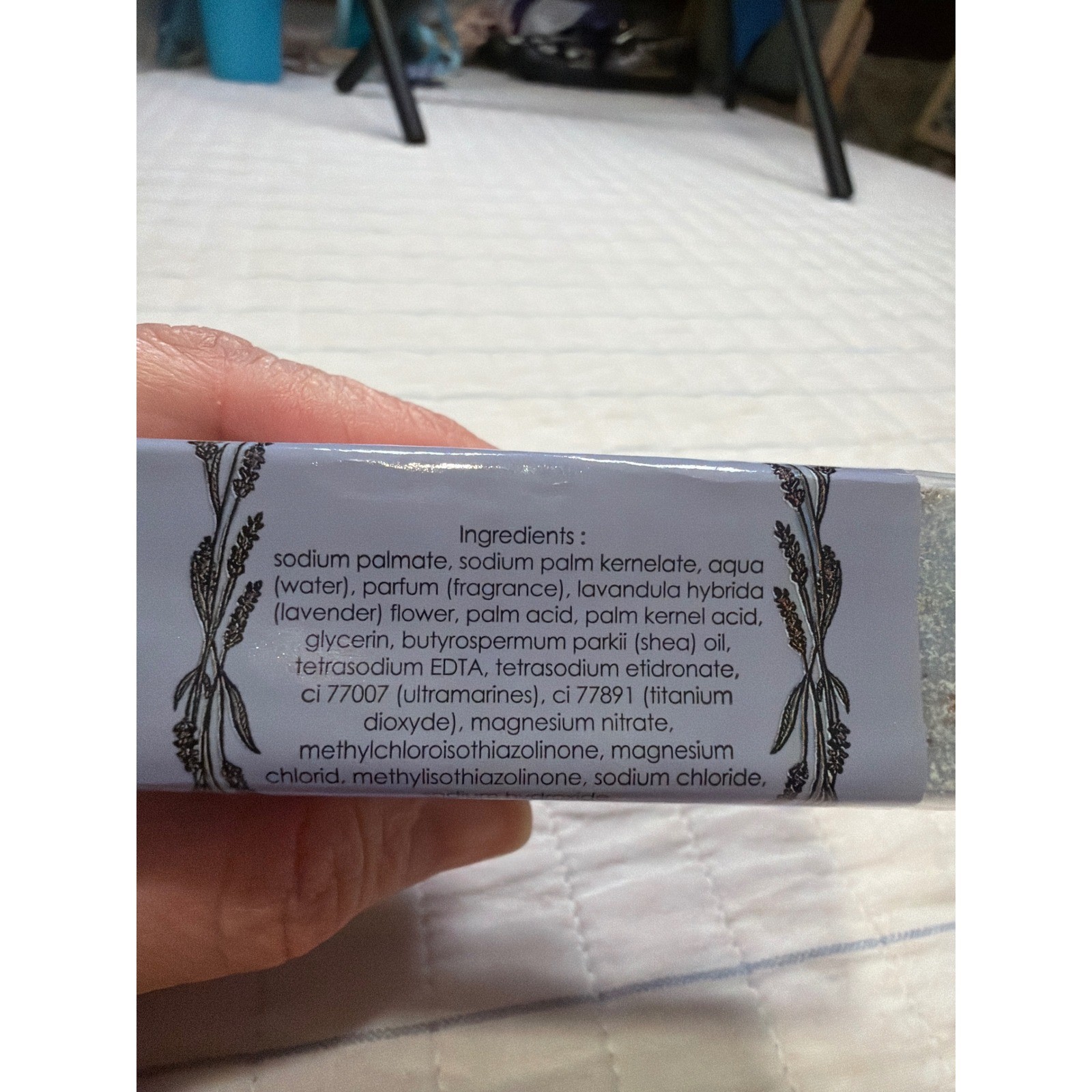 Bisous de Provence Lavender Triple Milled Soap Shea Butter 7oz Made in France