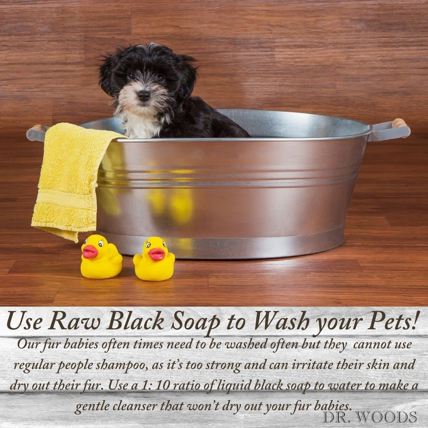 Dr. Woods Raw African Black Moisturizing Liquid Castile Soap, 32 Ounce (Pack …