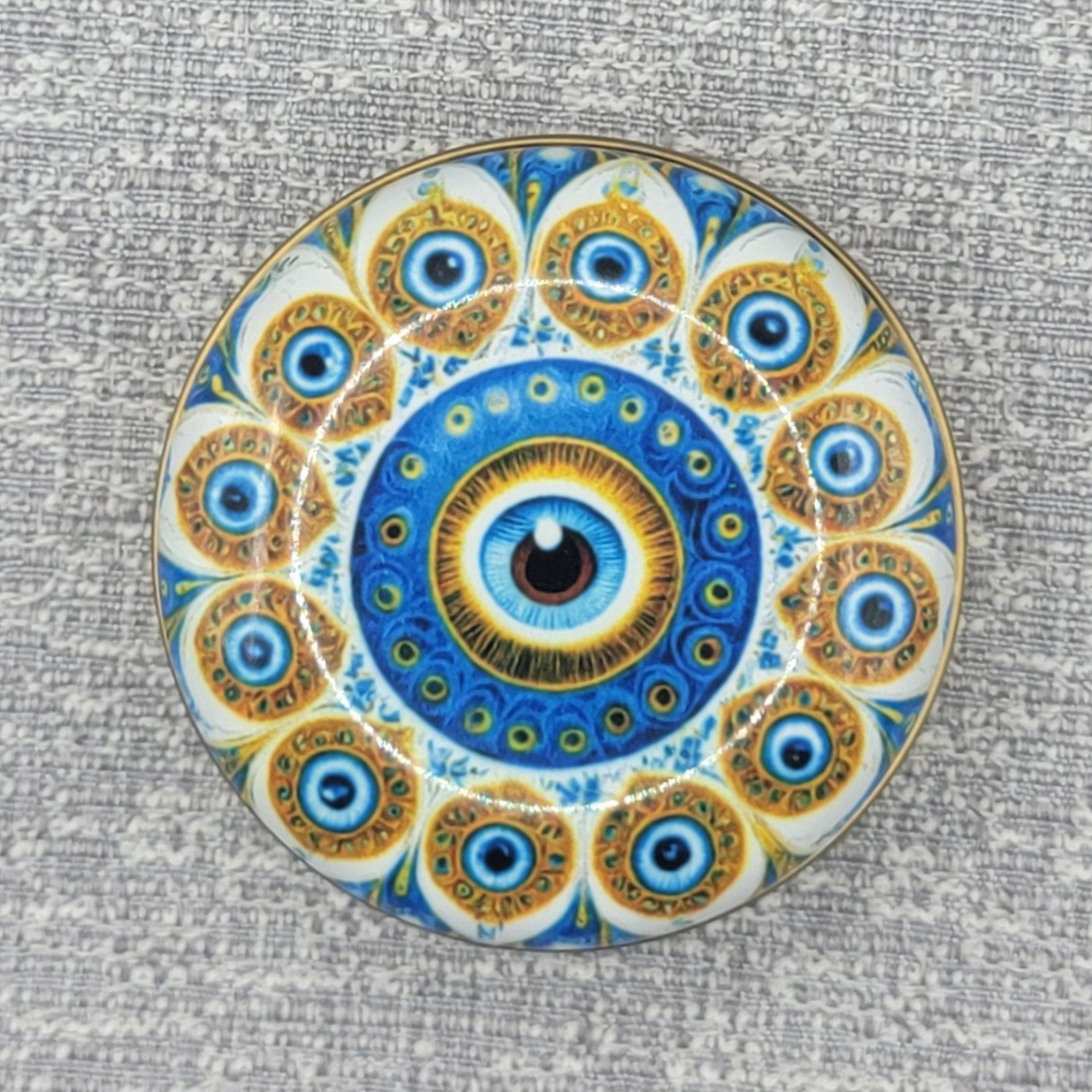 Evil Eye Olive Oil Soap in Metal Tin – New
