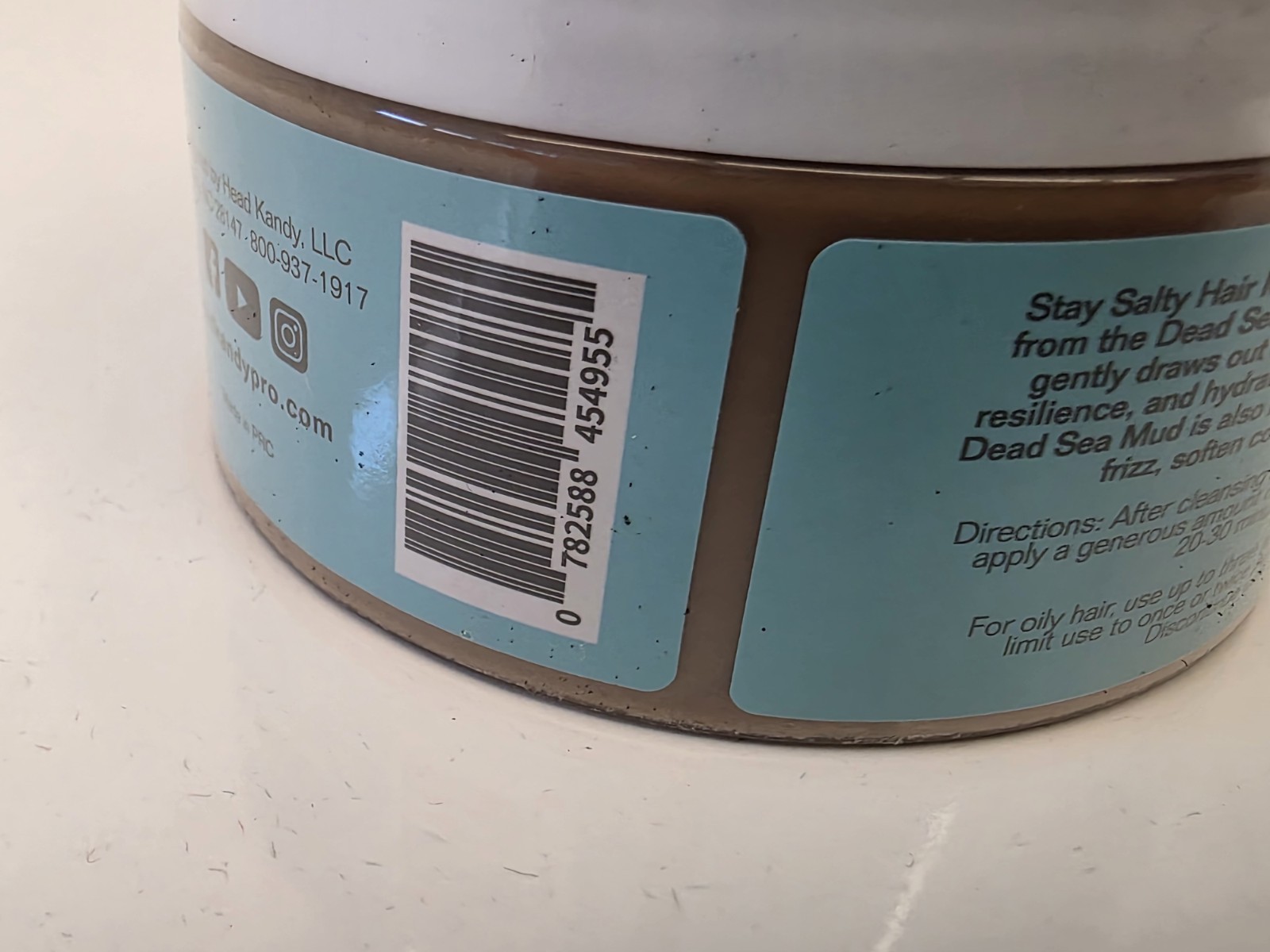 Head Kandy Stay Salty Hair Sea Mud Mask NEW / SEALED 8 fl Oz