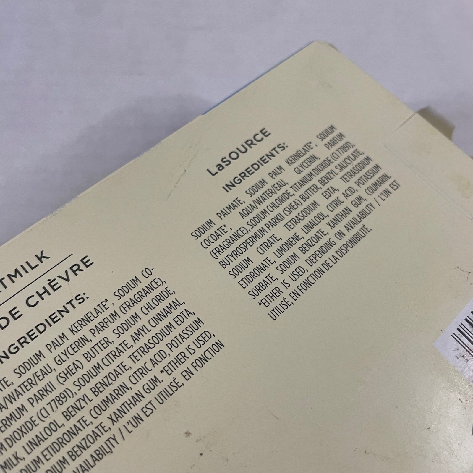Crabtree & Evelyn Essentials Soap Trio La Source Goat Milk Gardener 6.5 Oz Each