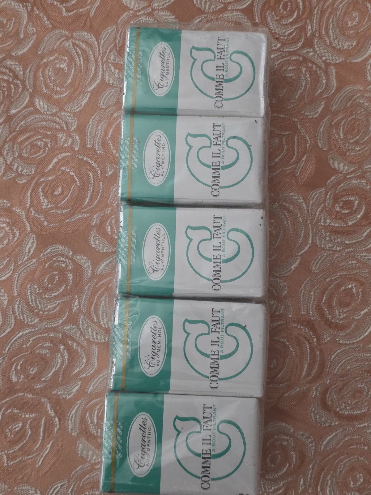 Comme Il Faut Menthol Rectangular Soap Bars Set White Green