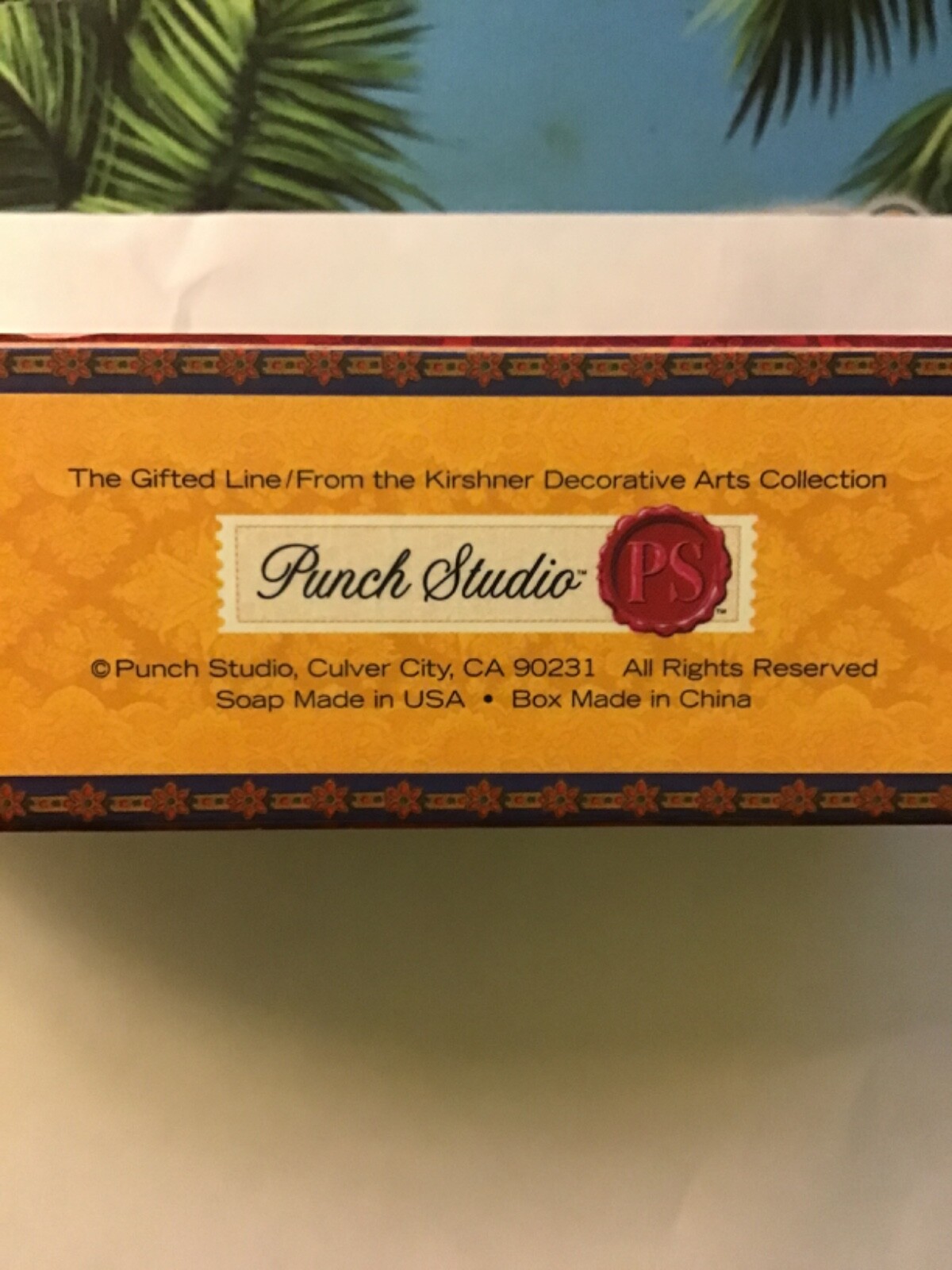 Punch Studio Luxury lavender scented Soap In Angel Box 6 oz new