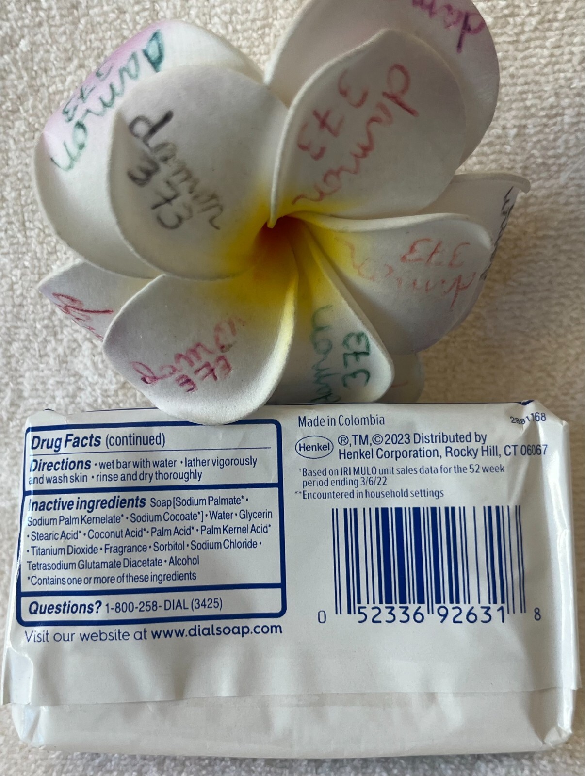 DIAL*WHITE*ANTIBACTERIAL Refresh & Renew DEODORANT SOAP~~4 OZ/113 g~~NEW/SEALED