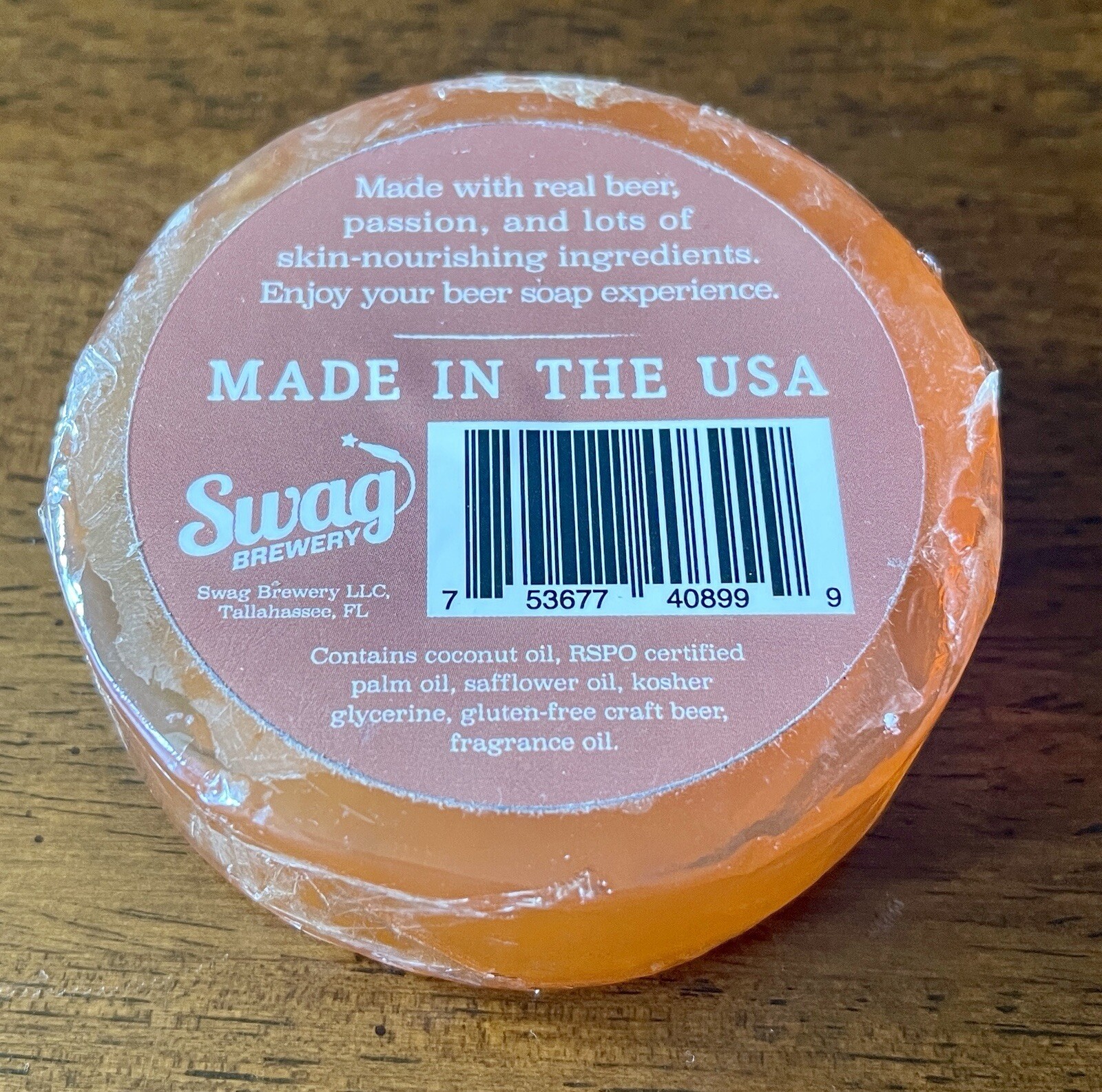 Swag Brewery Hard Cider Scented Beer Soap – All Natural – Made In The USA